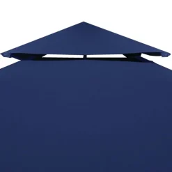 Discount vidaXL Paviljongtak med ventilering 310 g/m² 4x3 m Blå