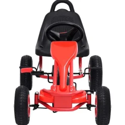 Sale vidaXL Pedaldriven gokart med luftdäck Röd