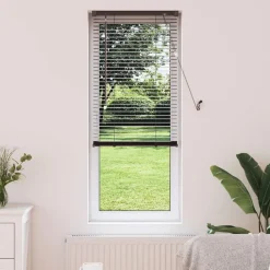 vidaXL Persienn Mörkbrun med Mönster 150 x 40 cm PVC