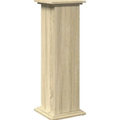 Hot vidaXL Piedestal med förvaring sonoma-ek 31x30x90 cm konstruerat trä Sonoma ek