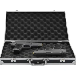 Online vidaXL Pistolväska aluminium ABS Svart