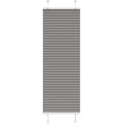 vidaXL Plisserad persienn antracit 40x100cm tyg bredd 39,4cm polyester