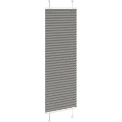 vidaXL Plisserad persienn antracit 40x100cm tyg bredd 39,4cm polyester