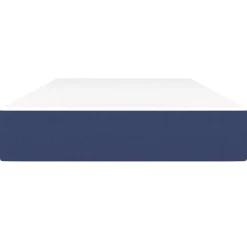 vidaXL Pocketresårmadrass medium blå 80x200x20 cm tyg