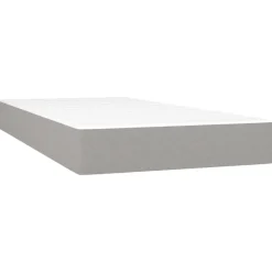 Sale vidaXL Pocketresårmadrass medium 80x200x20 cm tyg Ljusgrå