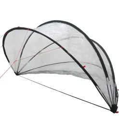 vidaXL Poolkupol Transparent 336 x 322 x 160 cm PVC