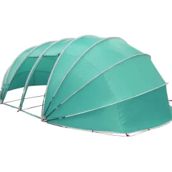 Best vidaXL Pooltält Dome 538 x 440 x 204 cm Blå