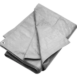 vidaXL Presenning 180 g/m² 2x3 m grå HDPE