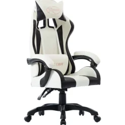 Online vidaXL Racingstol konstläder Svart