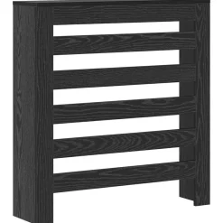 Online vidaXL Radiatorlock 78 x 20 x 82 cm Konstruerat trä Svart ek