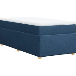 Sale vidaXL Ramsäng med madrass 80x200 cm tyg Blå