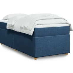Sale vidaXL Ramsäng med madrass 80x200 cm tyg Blå