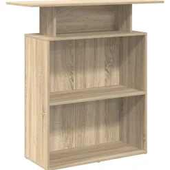 vidaXL Receptionsdisk Sonoma Ek 100x40x104 cm Konstruerat trä