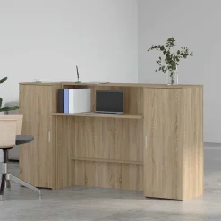 Clearance vidaXL Receptionsdisk sonoma-ek 180x50x103,5 cm konstruerat trä Sonoma ek