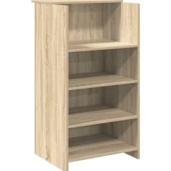 vidaXL Receptionsdisk Sonoma Ek 55x50x103,5 cm konstruerat trä