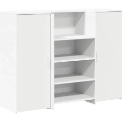 Sale vidaXL Receptionsdisk 135x50x103,5 cm konstruerat trä Vit