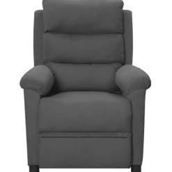 Sale vidaXL Reclinerfåtölj tyg Mörkgrå
