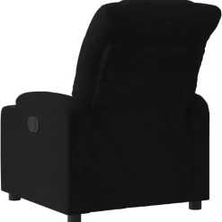 Hot vidaXL Reclinerfåtölj tyg Svart