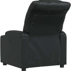 Hot vidaXL Reclinerfåtölj konstläder Svart