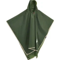 vidaXL Regnponcho med huva 2-i-1 223x145 cm Grön
