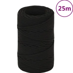 Sale vidaXL Rep 20 mm 25 m polyester Svart