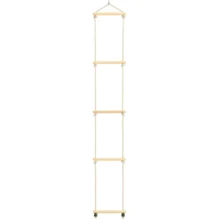 vidaXL Repstege för barn massivt trä och PE 30x168 cm