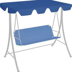 Sale vidaXL Reservtak för hammock 188/168x145/110 cm Blå