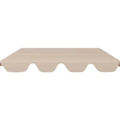 New vidaXL Reservtak för hammock 188/168x145/110 cm Beige