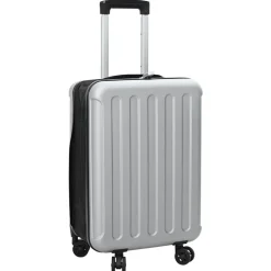 vidaXL Resväska med lås 34 x 23 x 55.5 cm ABS Plast Silver