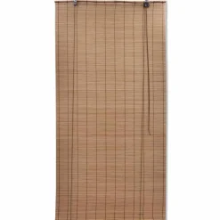 vidaXL Rullgardin bambu 80 x 160 cm Brun