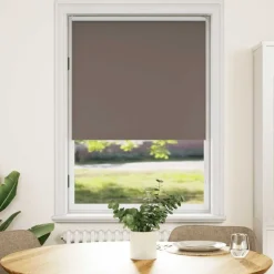 vidaXL Rullgardin mörkläggning 84,4x175 cm Tygbredd 80 cm kaffe