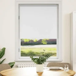 vidaXL Rullgardin mörkläggning 84,4x175 cm Tygbredd 80 cm vit