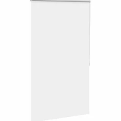 vidaXL Rullgardin mörkläggning 84,4x175 cm Tygbredd 80 cm vit