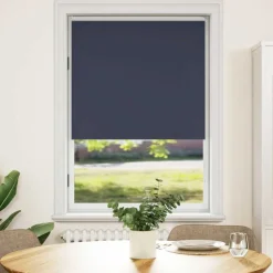 vidaXL Rullgardin mörkläggning 84,4x175 cm Tygbredd 80 cm marinblå