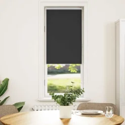 Discount vidaXL Rullgardin mörkläggning 40x130 cm tyg bredd 35,7 cm Svart