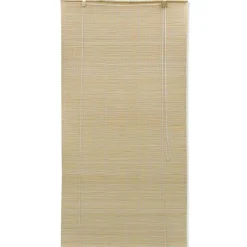 Discount vidaXL Rullgardin naturlig bambu 80 x 160 cm Naturfärg