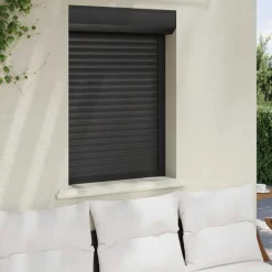 Clearance vidaXL Rulljalusi 70 x 100 cm Aluminium och polyuretan Antracit