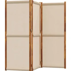 Hot vidaXL Rumsavdelare 3 paneler 210x180 cm Taupe