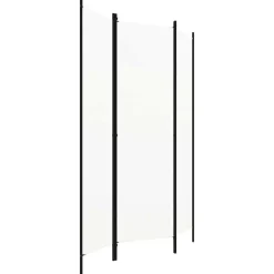 vidaXL Rumsavdelare 3 paneler vit 150x180 cm