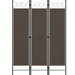 vidaXL Rumsavdelare 3 paneler antracit 120x180 cm