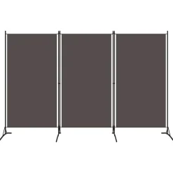 Best vidaXL Rumsavdelare 3 paneler 260x180 cm Antracit