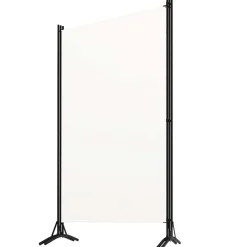 Clearance vidaXL Rumsavdelare 3 paneler 260x180 cm tyg Vit