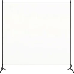 Discount vidaXL Rumsavdelare 175x180 cm tyg Vit