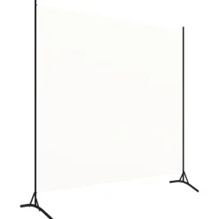 Discount vidaXL Rumsavdelare 175x180 cm tyg Vit