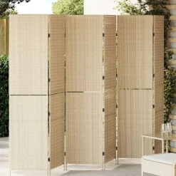 Clearance vidaXL Rumsavskiljare 292 x 180 cm konstrotting Beige