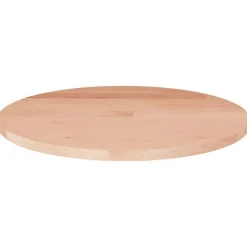 vidaXL Rund bordsskiva Ø30x1,5 cm obehandlat massiv ek