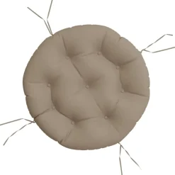 Online vidaXL Rund dyna Ø 60 x11 cm oxfordtyg Taupe