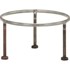 vidaXL Rustik eldstad Ø 40 cm järn