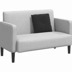Hot vidaXL Ryggkudde 50 x 45 cm Kordread tyg Svart
