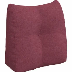 vidaXL Ryggkudde 45 x 24 x 50 cm tyg Vinröd